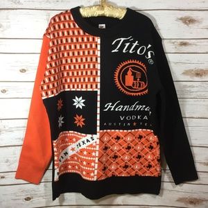 Tito's Handmade Vodka Sweater Size XL Austin TX
